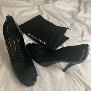 Georgia Armani heels